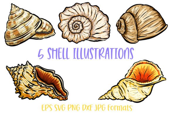 5 Seashell SVG Logos: Elevate Your Coastal Branding