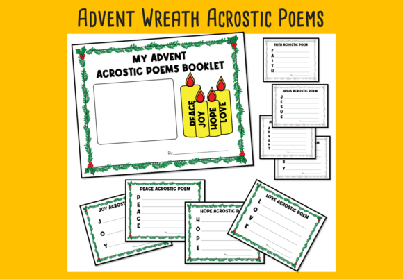 Advent Wreath Acrostic Poems: A Design Asset for Visual Storytelling