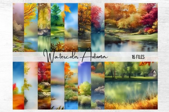 Autumn Watercolor Backgrounds: A Designer's Seasonal Toolkit
