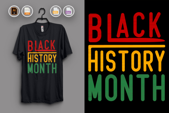 Celebrate Culture with Professional Black History Month T-shirt Design Vol.1
