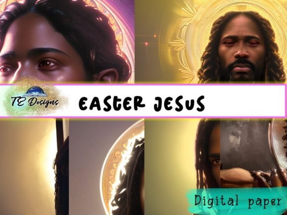 Elevating Visual Design with Easter Jesus Reflection Background