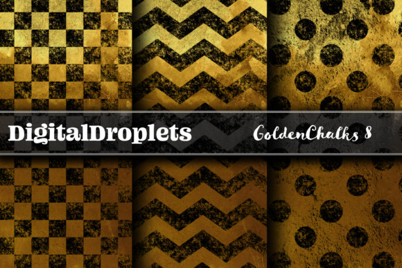 Golden Chalks Papers 8: Elevate Your Design Projects with Textured Elegance