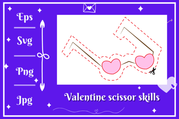 Love Glasses: Valentine Scissors Skills for Creative Projects