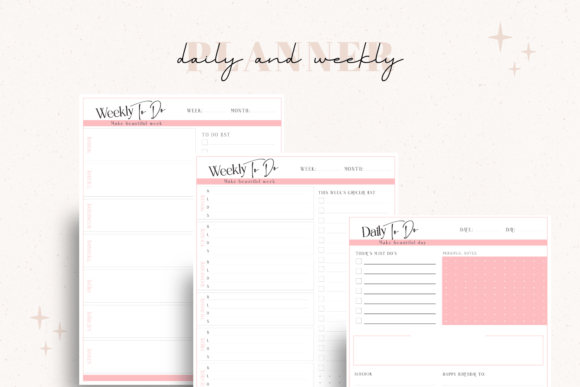 Modern Daily and Weekly Planners: A Designer's Toolkit for Visual Clarity
